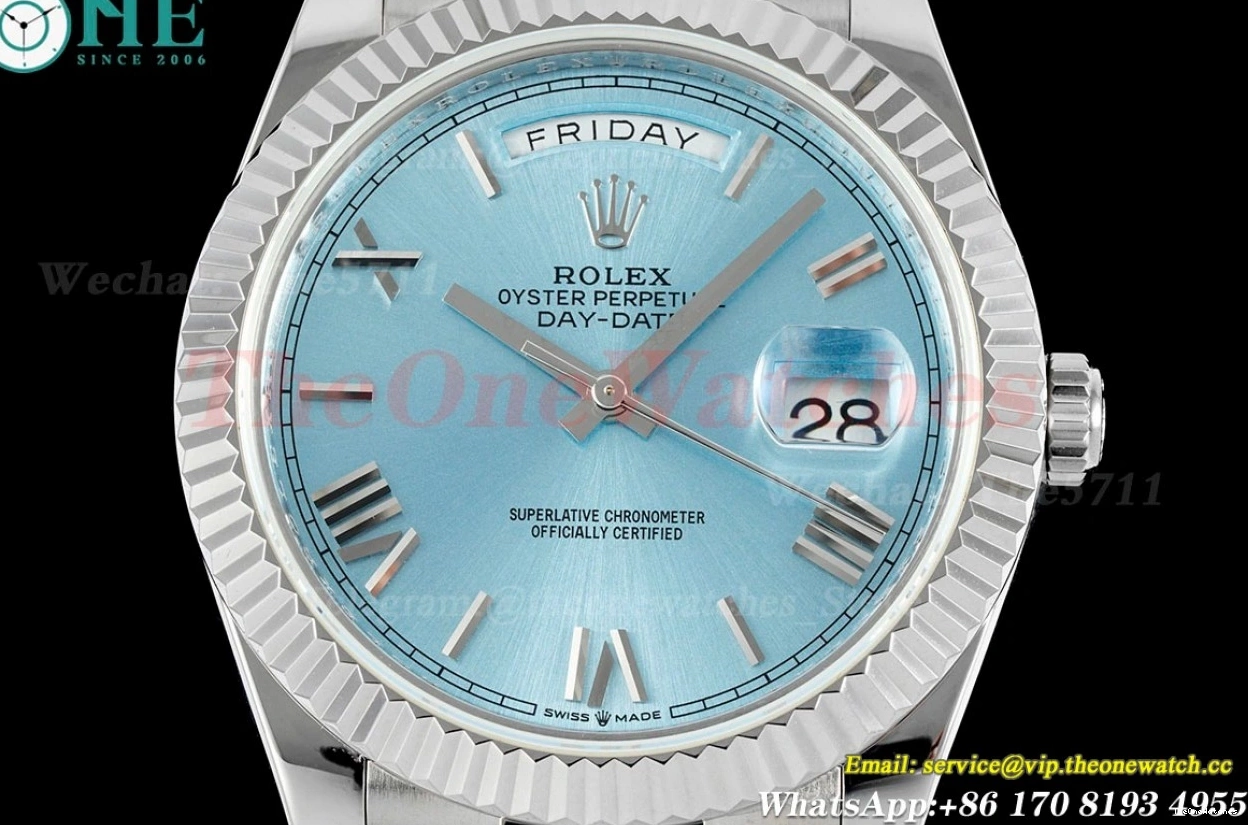 Ice Rmn KF 40mm Blue SS Weight) SS DayDate 228236 VR3255(Gain 0418